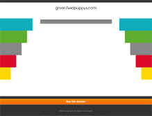 Tablet Screenshot of greenfieldpuppys.com